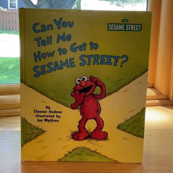 Can You Tell Me How To Get To Sesame Street? Hardcover Childrens Book By Eleanor - Picture 1 of 5